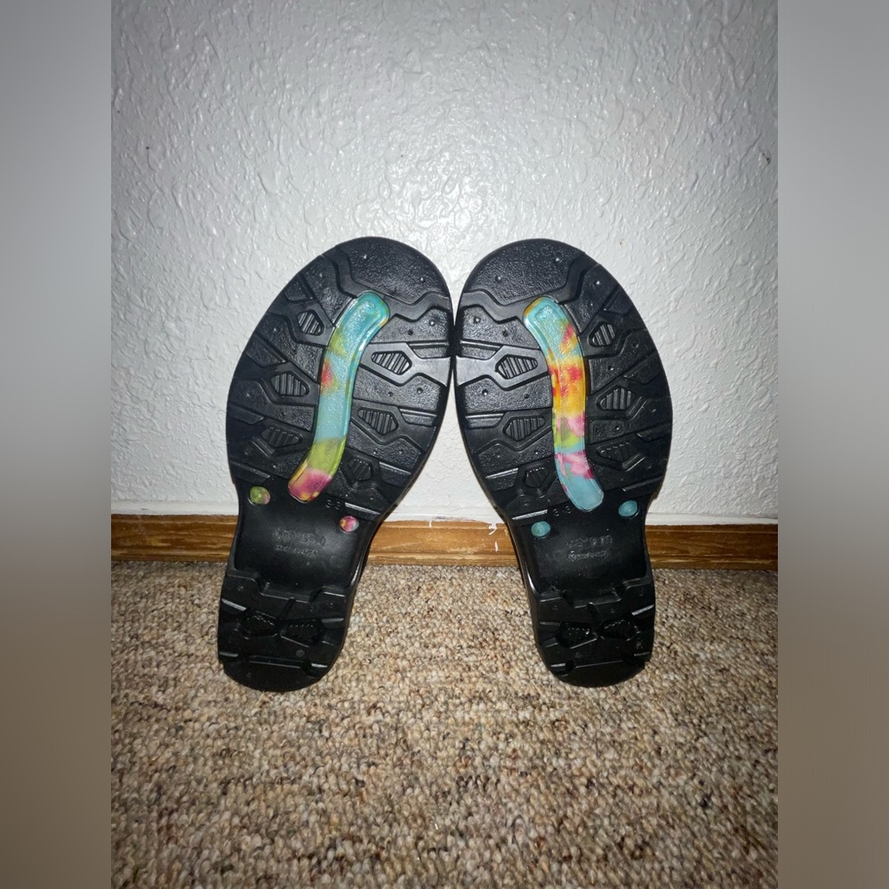 Sloggers Floral Women's Rain Boots - Blue and Multicolor ~ New! - Picture 10 of 11